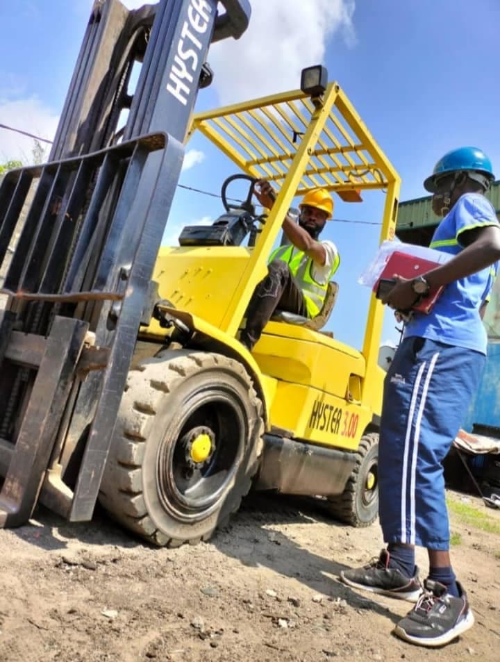 Forklift training