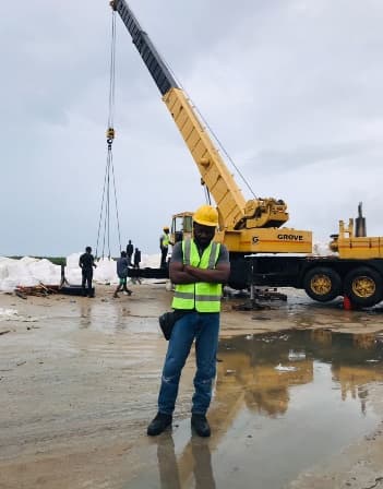 Crane training — practical session