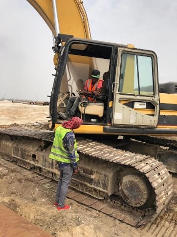 Excavator operation